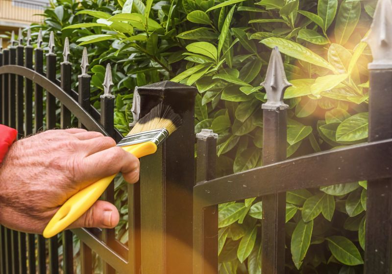 Aluminum Fence Painting in Waco, TX