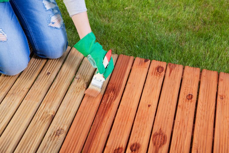 Deck Rail Staining in Waco, TX